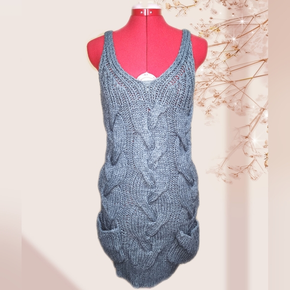 Wool Sweater Dress - Great for layering! - Picture 2 of 12